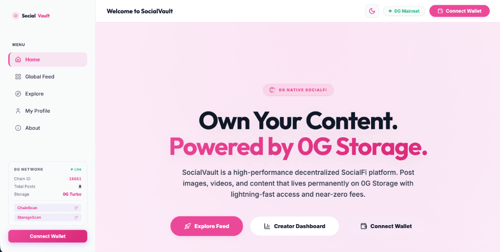 SocialVault preview